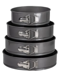 Sareva Springvorm / Bakvorm Set - ø 20/24/26/28 Cm - 4 Delige Set