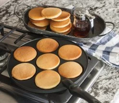 Nordic Ware American Pancake Pan - ø 27 Cm - 7 Pancakes -Keukengerei Korting Winkel 01940 Silver Dollar Pancake Stovetop 01