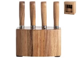 Gusta Kaasmesjes Met Houder - 4 Stuks -Keukengerei Korting Winkel 02130990 01