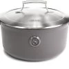 Saveur Selects Braadpan Voyage - Rabbit Grey - ø 25 Cm / 4.7 Liter - Geëmailleerde Anti-aanbaklaag