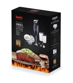Bamix Staafmixer Set - Bbq Box - Zwart -Keukengerei Korting Winkel 100.804d