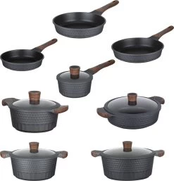 Resto Kitchenware Pannenset - 13 Delige Set - Inductie En Alle Andere Warmtebronnen