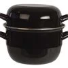 Cosy & Trendy Mosselpan - Zwart - ø 20 Cm / 3.3 Liter -Keukengerei Korting Winkel 116992