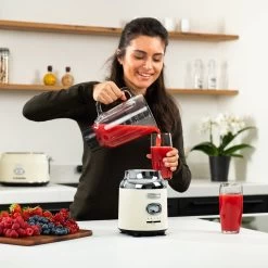 Westinghouse Retro Waterkoker + Broodrooster 2 Sleuven + Blender - Wit -Keukengerei Korting Winkel 1200x1200 136