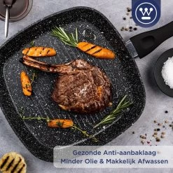Westinghouse Pannenset Black Marble (Grillpan 28 Cm + Wokpan ø 30 Cm) - Inductie En Alle Andere Warmtebronnen -Keukengerei Korting Winkel 1200x1200 79