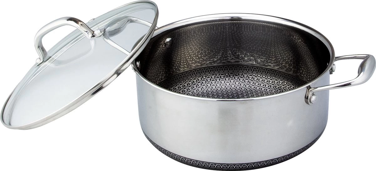 Westinghouse Pannenset Black Signature (Kookpan + Hapjespan ø 24 Cm + Wokpan ø 32 Cm) - Inductie En Alle Andere Warmtebronnen 13 Westinghouse Pannenset Black Signature (Kookpan + Hapjespan ø 24 Cm + Wokpan ø 32 Cm) - Inductie En Alle Andere Warmtebronnen - Afbeelding 11