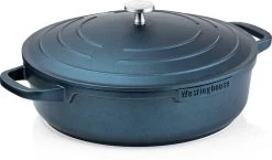 Westinghouse Pannenset Performance (Braadpan + Hapjespan) ø 28 Cm - Blauw - Inductie En Alle Andere Warmtebronnen -Keukengerei Korting Winkel 1200x704 1