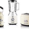 Westinghouse Retro Waterkoker + Broodrooster 2 Sleuven + Blender - Wit -Keukengerei Korting Winkel 1200x734 1