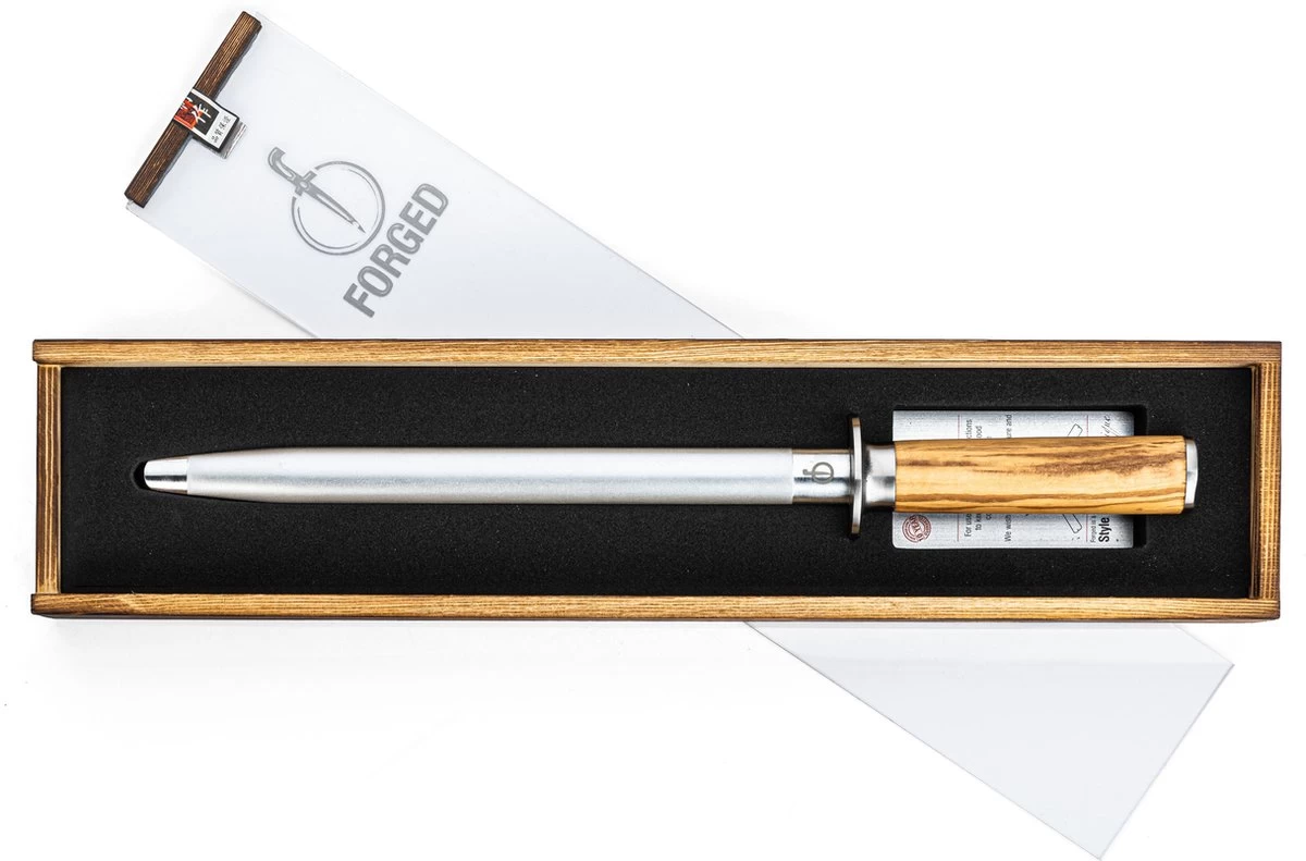 Forged Aanzetstaal Olive 26 Cm 5 Forged Aanzetstaal Olive 26 Cm - Afbeelding 3