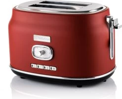 Westinghouse Retro Waterkoker + Broodrooster 2 Sleuven + Staafmixer - Rood -Keukengerei Korting Winkel 1200x973 2