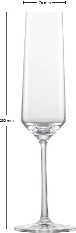 Zwiesel Glas Champagneglazen Pure - 215 Ml - 2 Stuks 8 Zwiesel Glas Champagneglazen Pure - 215 Ml - 2 Stuks -Keukengerei Korting Winkel 122316 Pure Sekt Gr7 fstu 2 1