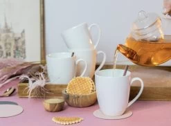 Jay Hill Mokken Saba 350 Ml - New Bone Porselein - 4 Stuks -Keukengerei Korting Winkel 2 saba 9 2