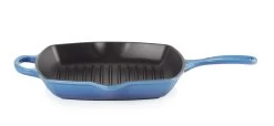 Le Creuset Grillpan Signature - Azure - 26 X 26 Cm - Geëmailleerde Anti-aanbaklaag -Keukengerei Korting Winkel 20183262200422 alt1