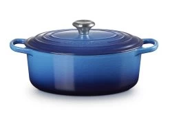 Le Creuset Braadpan Signature - Ovaal - Azure - ø 31 Cm / 6.3 Liter -Keukengerei Korting Winkel 21178292202430 alt1 1