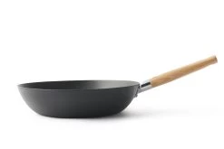 BK Wokpan Force - Carbon Steel - ø 30 Cm - Zonder Anti-aanbaklaag -Keukengerei Korting Winkel 211a559f61bfa284b42c782c1acbbe0bf51f15c0 144dpi BK Force CS ind Wok 30 Front