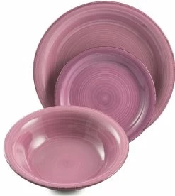 Villa D'Este Serviesset Baita - Colori Caldi - 18-delig / 6 Personen -Keukengerei Korting Winkel 2171740 f