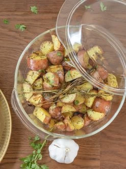 Sareva Ovenschaal Met Deksel - Hittebestendig Glas - ø 21.5 Cm / 2 Liter -Keukengerei Korting Winkel 24082021 6