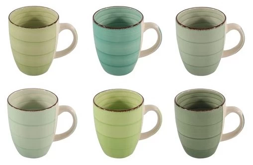 Studio Tavola Mokken Summer Green 350 Ml - 6 Stuks 3 Studio Tavola Mokken Summer Green 350 Ml - 6 Stuks