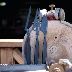 Boska Kaasmessenset Monaco+ Zwart - Met Lederen Hoes -Keukengerei Korting Winkel 307089 BOSKACheeseKnifeSetMonaco Black 10 2400x