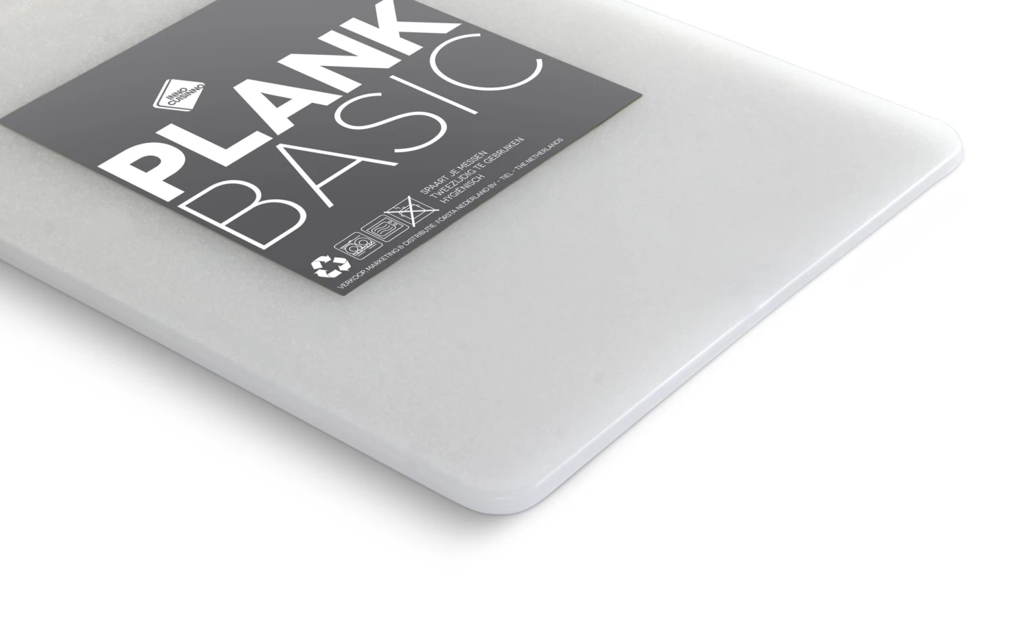 Inno Cuisinno Snijplanken Basic - 25 X 15 Cm - Wit - 4 Stuks 4 Inno Cuisinno Snijplanken Basic - 25 X 15 Cm - Wit - 4 Stuks - Afbeelding 2