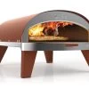 ZiiPa Pizza Oven Piana - Gasmodel - Met Thermometer - Terracotta - Voor ø 30 Cm Pizza's - Roterende Pizzasteen -Keukengerei Korting Winkel 3760316020457