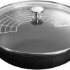 Staub Wokpan - Zwart - ø 30 Cm / 4.4 Liter - Geëmailleerde Anti-aanbaklaag -Keukengerei Korting Winkel 40501 470 5 1