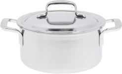 Demeyere 3 Delige Pannenset / Kookpannenset (ø 18 / 20 / 24 Cm) + Deksels Intense 5 - RVS -Keukengerei Korting Winkel 40851 391 0 01