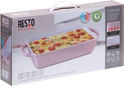 Resto Kitchenware Ovenschaal Fornax - Roze - 40 X 21 Cm / 2.9 Liter -Keukengerei Korting Winkel 4260403578360 3