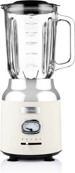 Westinghouse Retro Waterkoker + Broodrooster 2 Sleuven + Blender - Wit -Keukengerei Korting Winkel 520x1200 1