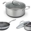Westinghouse Pannenset Black Signature (Kookpan + Hapjespan ø 24 Cm + Wokpan ø 32 Cm) - Inductie En Alle Andere Warmtebronnen -Keukengerei Korting Winkel 550x279