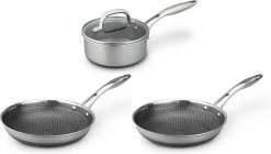 Westinghouse Pannenset Black Signature (Koekenpan ø 20 En 24 Cm + Steelpan ø 20 Cm) - Inductie En Alle Andere Warmtebronnen