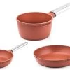 Westinghouse Pannenset Performance (Koekenpan ø 24 En 28 Cm + Steelpan ø 18 Cm) - Rood - Inductie En Alle Andere Warmtebronnen -Keukengerei Korting Winkel 550x318