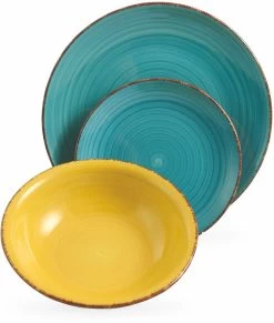 Villa D'Este Serviesset Baita 2 Intensita Doppia - 18-delig / 6 Personen -Keukengerei Korting Winkel 5907302 m