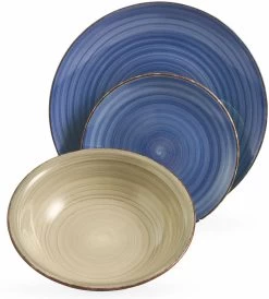 Villa D'Este Serviesset Baita 2 Intensita Doppia - 18-delig / 6 Personen -Keukengerei Korting Winkel 5907302 o