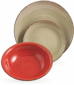 Villa D'Este Serviesset Baita 2 Intensita Doppia - 18-delig / 6 Personen -Keukengerei Korting Winkel 5907302 p