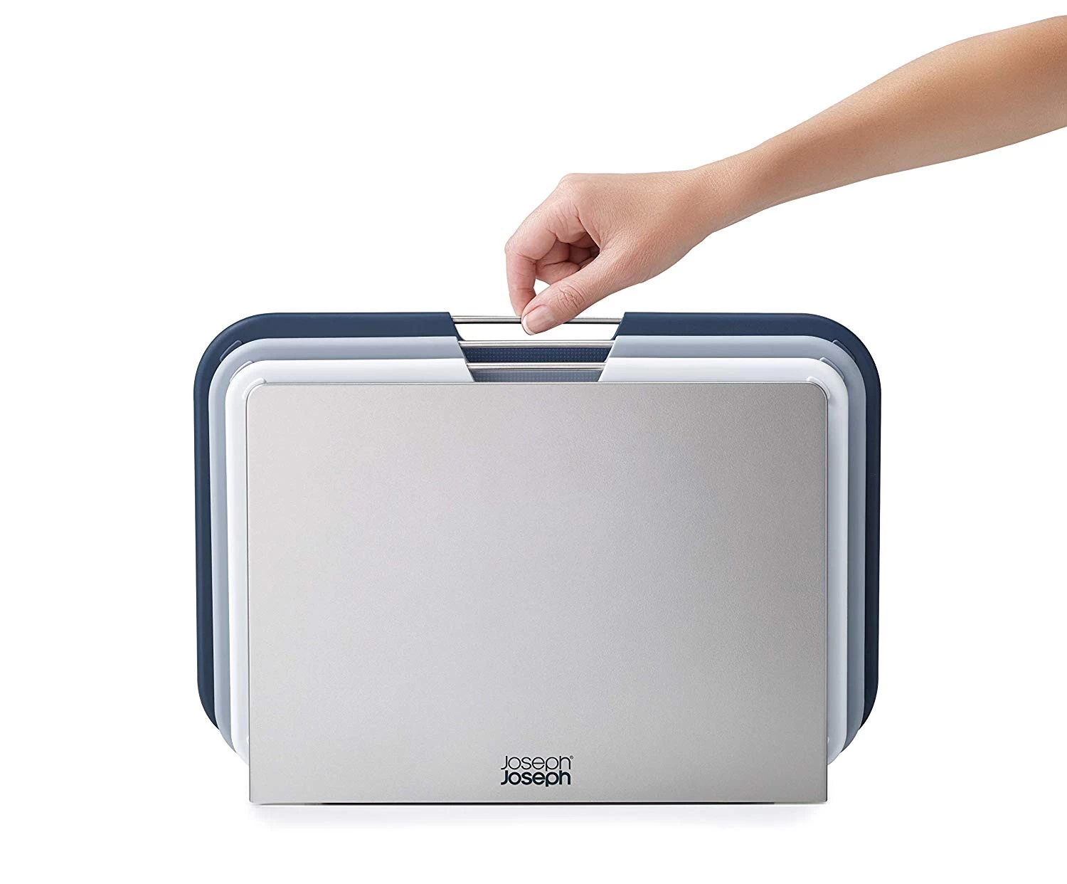 Joseph Joseph 3-delige Snijplankenset Met Houder - Nest Boards - Grijs 7 Joseph Joseph 3-delige Snijplankenset Met Houder - Nest Boards - Grijs - Afbeelding 5