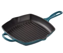 Le Creuset Grillpan Signature - Deap Teal - 26 X 26 Cm - Geëmailleerde Anti-aanbaklaag -Keukengerei Korting Winkel 7313scr 21d1a045b157f0d 1