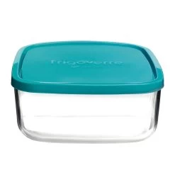 Bormioli Rocco Vershoudbakje Frigoverre - Glas - Blauw 22 X 22 X 8 Cm / 3.3 Liter