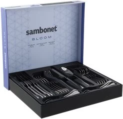 Sambonet Bestekset Bloom - RVS - Monoblock - 24 Delig / 6 Personen -Keukengerei Korting Winkel 8014808487606 6
