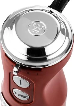 Westinghouse Retro Waterkoker + Broodrooster 2 Sleuven + Staafmixer - Rood -Keukengerei Korting Winkel 833x1200