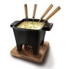 Boska Fondueset - 4 Personen - Zwart -Keukengerei Korting Winkel 853529 BOSKATapasFondueNeroL 3 2400x 1