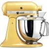 KitchenAid Keukenmachine Artisan - Kantelbare Kop - Pastel Geel - 4.8 Liter - 5KSM175PSEMY -Keukengerei Korting Winkel 859701501050