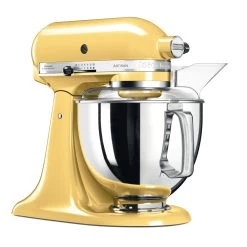 KitchenAid Keukenmachine Artisan - Kantelbare Kop - Pastel Geel - 4.8 Liter - 5KSM175PSEMY -Keukengerei Korting Winkel 8597015010505B15D 2