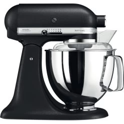 KitchenAid Keukenmachine Artisan - Kantelbare Kop - Vulkaanzwart - 4.8 Liter - 5KSM175PSEBK