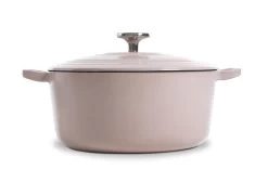 BK Braadpan Bourgogne - Dusky Pink - ø 24 Cm / 4.2 Liter -Keukengerei Korting Winkel 8718311313673 1