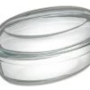 Sareva Ovenschaal Met Deksel - Hittebestendig Glas - Ovaal - 28 X 19 Cm / 4 Liter -Keukengerei Korting Winkel 8720364451882