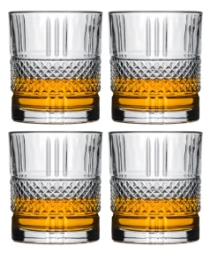 Cookinglife Whiskey Glazen / Cocktailglazen / Waterglazen Monea - 230 Ml - 4 Stuks