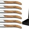Jay Hill Steakmessen Laguiole - Olijfhout - 6 Stuks -Keukengerei Korting Winkel 8720364453442
