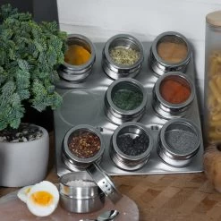 Blackwell Kruidenpotjes Magnetisch - Inclusief 9 Potjes - RVS 11 Blackwell Kruidenpotjes Magnetisch - Inclusief 9 Potjes - RVS -Keukengerei Korting Winkel 8720364455576 6