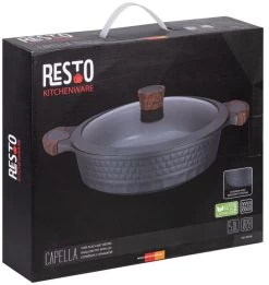 Resto Kitchenware Hapjespan Capella - ø 28 Cm / 4.4 Liter - Standaard Anti-aanbaklaag -Keukengerei Korting Winkel 93506.4260403579053.ver30